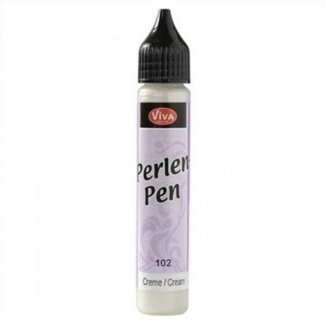 Perły w płynie Viva Decor 28ml, Kremowe 102